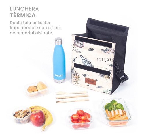 Imagen 2 de 9 de Lunchera Térmica 8 Lts Explore Chilly