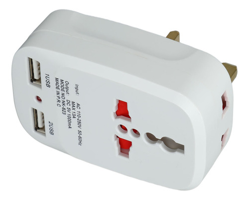 Adaptador De Viaje Convertidor Universal Enchufe De
