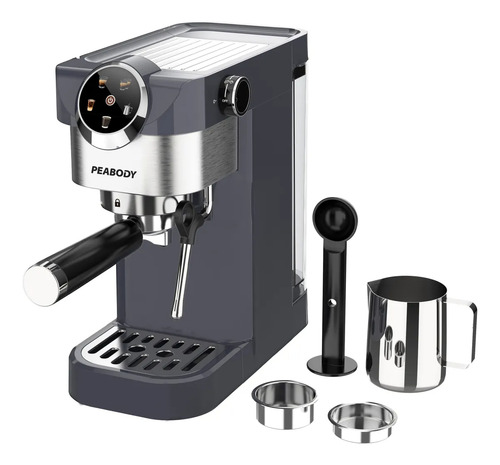 Cafetera Express Peabody Pe-ced5016bg 20 Bar Display Digital Color Gris