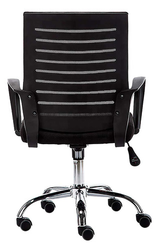 Imagen 5 de 6 de Silla De Oficina Gerencial Collins Negro