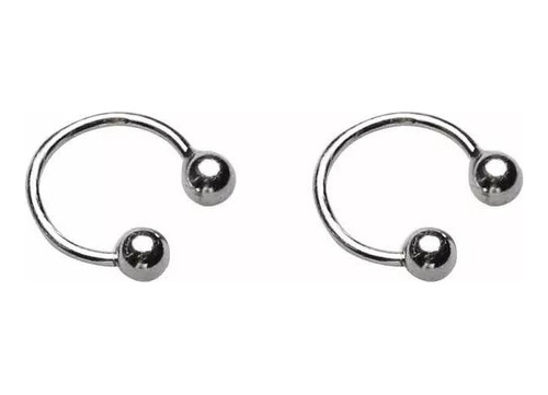 Kit Com 12 Piercing Ferradura Septo Aço Cirúrgico 6 8 10 Mm