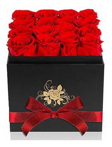 Perfectione Roses Rosas Preservadas De Lujo En Una Caja, Ros