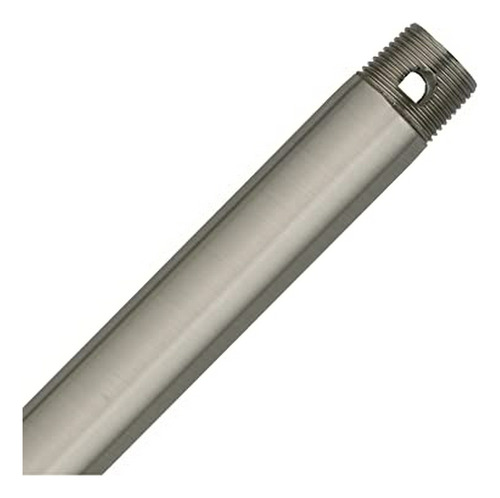 Downrod Para Ventilador, Cepillado Nickel.