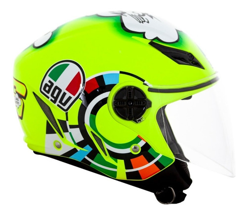 Capacete Agv Blade Misano 11 Vr46 Brinde 12x Somos Loja