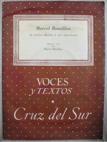 Marcer Bataillon El Nuevo Mundo Y Sus Apóstoles  Vinilo