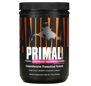 Pre Entreno Animal Primal Powder Universal 25 Porciones Sabor Strawberry Watermelon/fresa Sandia