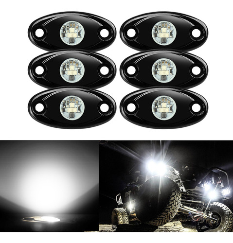 6 Pods Led Rock Lights, Ampper Waterproof Led Neon Underglo3