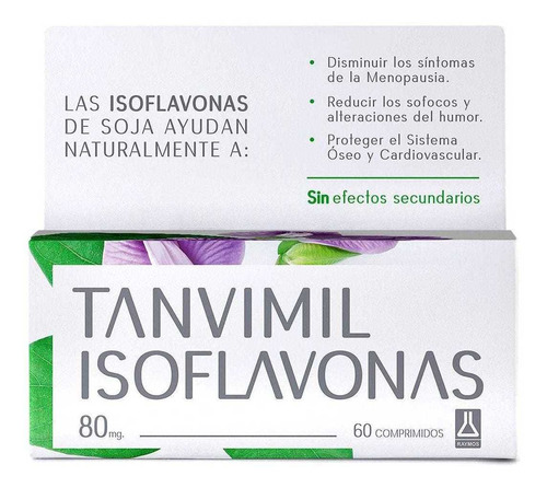 Tanvimil Isoflavonas Menopausia Vitamina E 60 Comprimidos