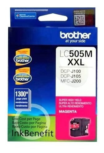 Cartucho De Tinta Brother Lc505 Xxl Magenta Original