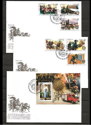 Imagem 6 de 6 de # Mcn # Lote Temático 1999/18 - Bombeiros - X14 Fdc's Novos