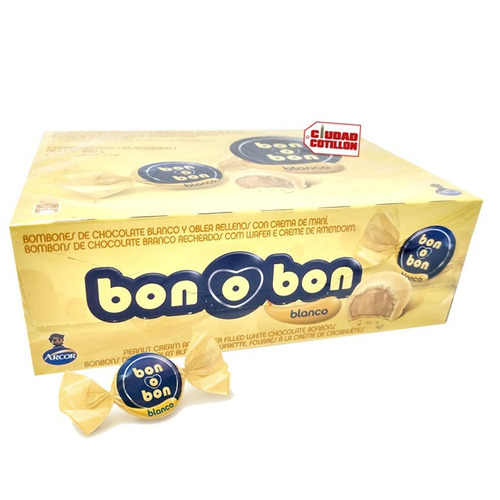 Bombon Bon O Bon Blanco 450g - Ciudad Cotillón