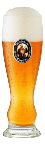 Vaso Pinta De Cerveza Franziskaner Weissbier De Colección Transparente