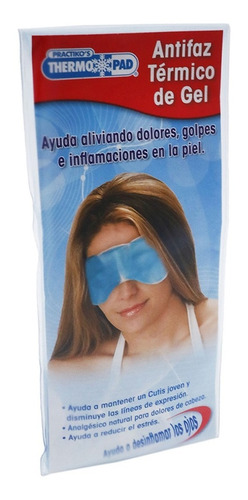 Imagen 7 de 7 de Antifaz Termico De Gel P/frio (ojeras, Bolsas,dolor, Estres)