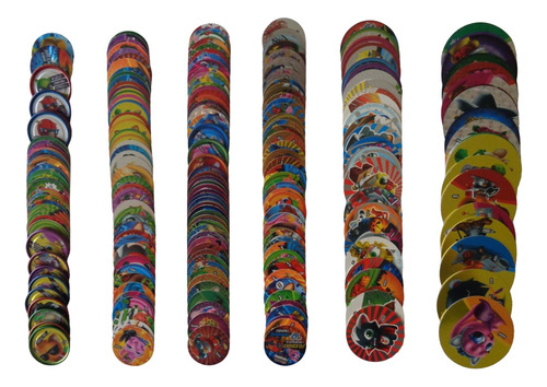 50 Tazos  Funky Punky Metalicos