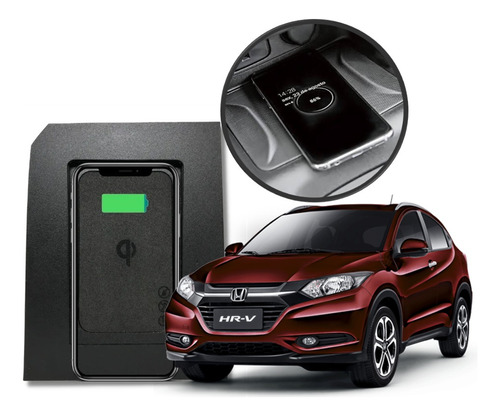 Carregador Wireless Indução Honda Hrv Hr-v 2014 A 2022