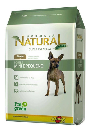 Ração Fórmula Natural Cães Sênior Raças Mini E Pequenas 1 Kg