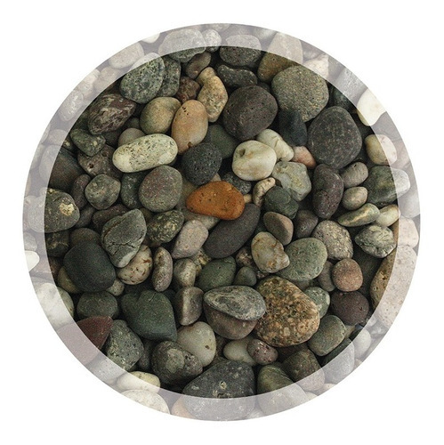 Piedra Decorativa - Ideal Para Macetas, Sea Stone 06-m-25 Color Mar Granulometría máxima 1.5 cm Granulometría mínima 1 cm
