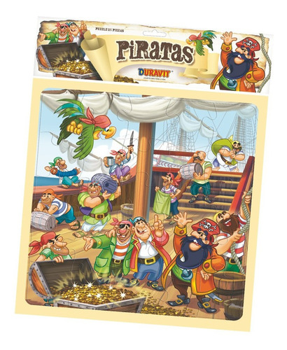  Puzzle Piratas 25 Piezas Duravit Cod 48