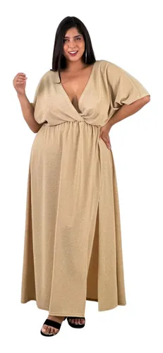 Vestido Ines Dorado MercadoLibre