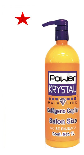 Colageno Capilar Power Krystal 1 Litro (no Se Enjuaga)