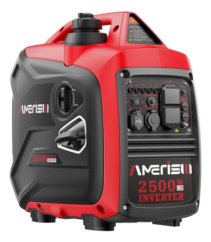 Generador Inversor Portátil De Gas 2500 W Con Sensor De Co