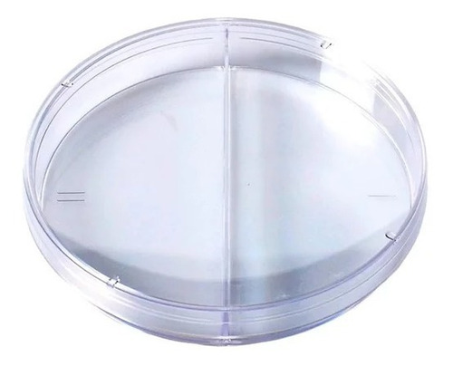Caja Petri Plástica Estéril 94x16mm 2 Compartimentos X 20uds