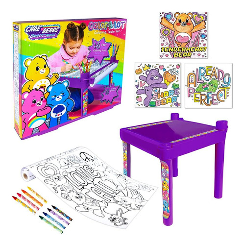 Desk Fashion Angels Care Bears Para Colorear, La Mesa Para N