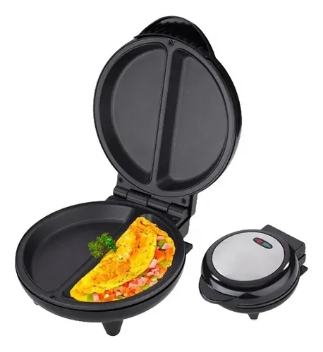 Sandwichera Electrica Doble Cara 850W Antiadherente Tortilla Pizza Pan