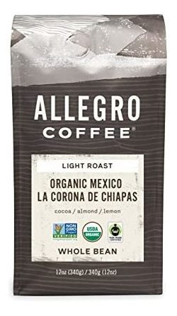 Allegro Café Orgánico México Grano De Café, 12 Oz