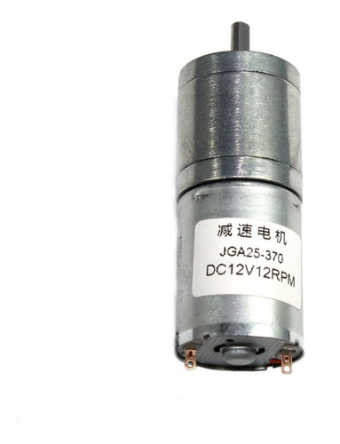 Motor De Engranaje 12v Dc 12 Rpm