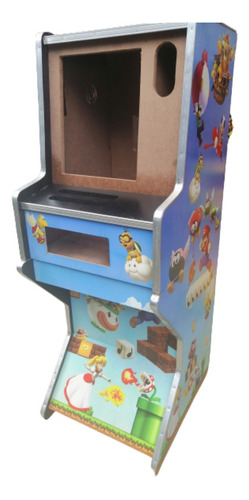 Mueble Tragamonedas Loteria Pikachu Modelo Z Mdf Impreso (Usado)