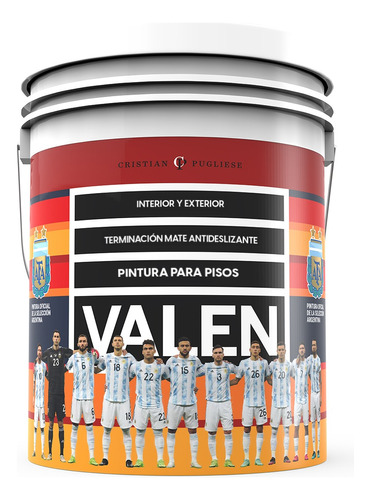 Pintura Para Pisos Garages, Gimnasios, Escaleras Valen 4 Lts