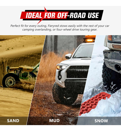 Tablas De Tracción Offroad Fieryred, Tablas De Recuperación