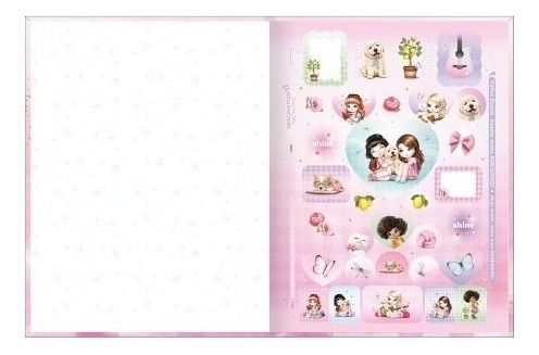 Caderno Universitário Brochura Jolie 80 Fls Tilibra Az