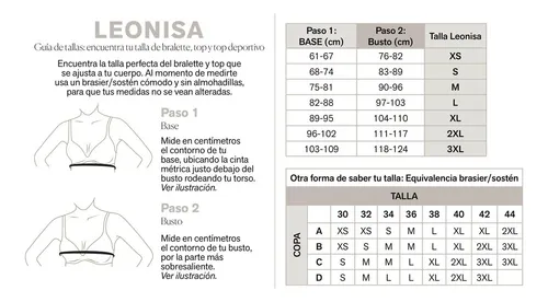 Leonisa Brasier Tipo Top De Copas Extraíbles Totalmente Cómo