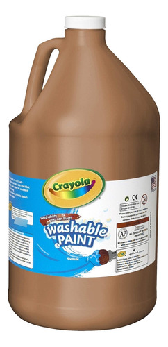 Crayola Pintura Lavable Número 54--053, Gl, Marrón