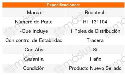 Polea Guia Distribucion Bmw 328is 2.8l 96 Al 02