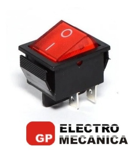 Imagen 2 de 9 de Interruptor Para Termotanque Electrico Llave Tecla Neon