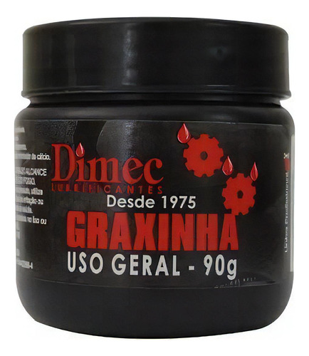 Graxa De Uso Geral Graxinha 90g Dimec - 5 Pçs