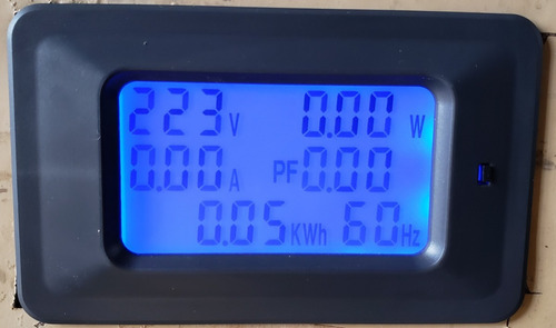 Wattímetro Voltímetro Amperimetro Multifuncional 6 Em 1 100a