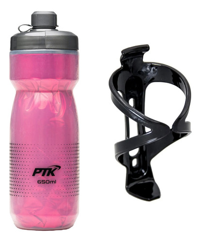 Caramanhola Térmica Ptk 650ml Bico Inteligente C/ Suporte