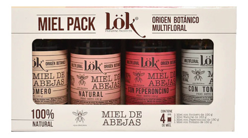 Miel Natural Lok Pack 4 Surtido