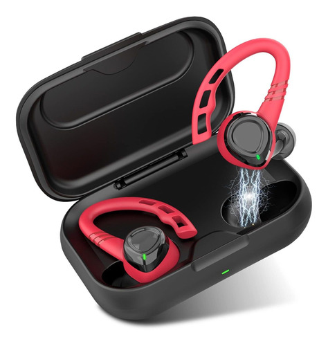 Auriculares Inalámbricos, Bluetooth 5.1 Sport Únicos Ganchos