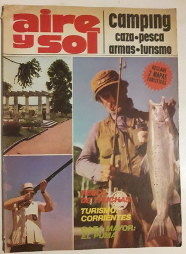 Revista Aire Y Sol N° 14 Noviembre 1973 Caza Pesca Camping 