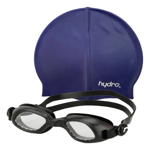 Kit Natacion Antiparras Niños Proyec + Gorra Hydro Silicona 