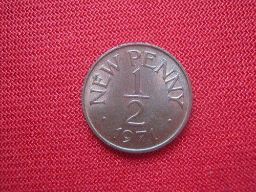 Guernsey 1/2 Penny 1971 