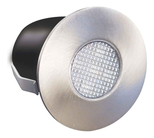 Luminario Led Empotrar En Piso Adir 5714 3w Luz Blanca 60mm