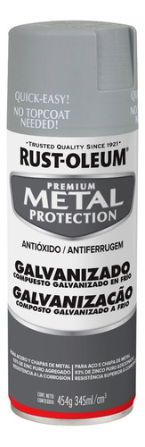 Aerosol Galvanizado En Frío (antióxido) - Metal Protection 