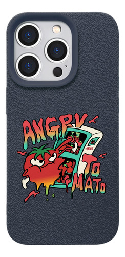 Accesorio Divertido Para Celular Funda De Silicona Diseño Azul Oscuro Iphoe 14 Pro Max