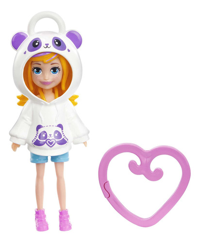 Polly Pocket - Polly Panda - 11 Cm De Alto - Marca Mattel